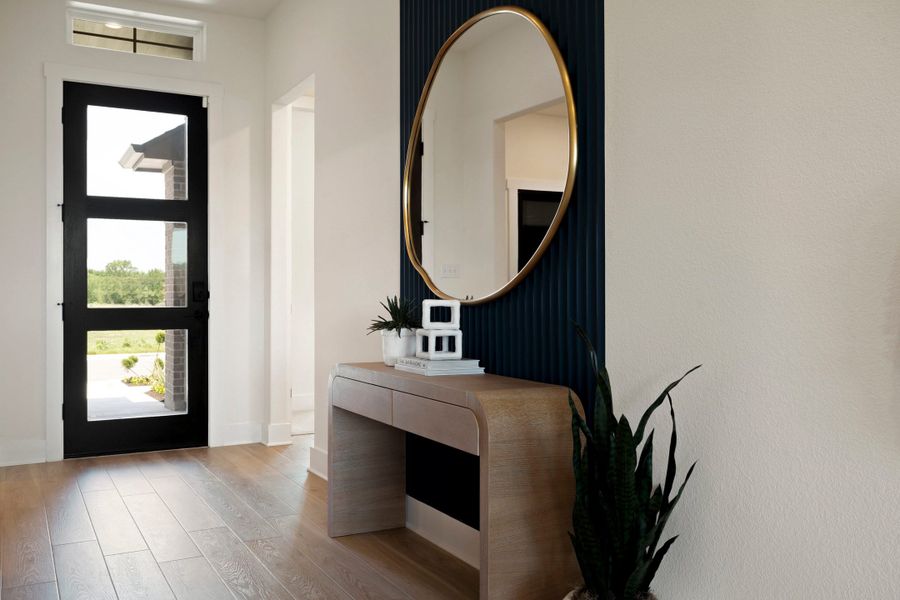 Furnished interior view inside a new home in Lagos Reserve, Manor (Image 6).