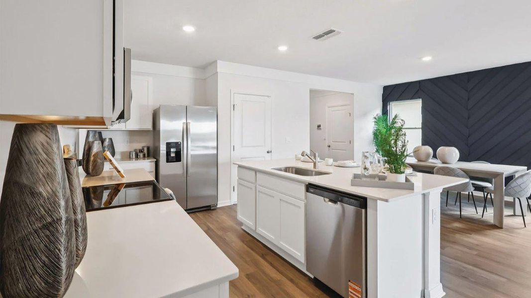 Representative furnished interior of a home built from the Robie by D.R. Horton in Hamilton Bluff, Haines City (Image 13).