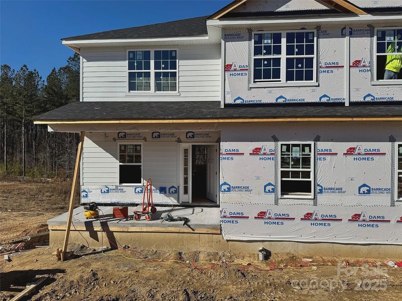 In-progress construction of a new home in Lauren Pines, York, SC (Image 16).