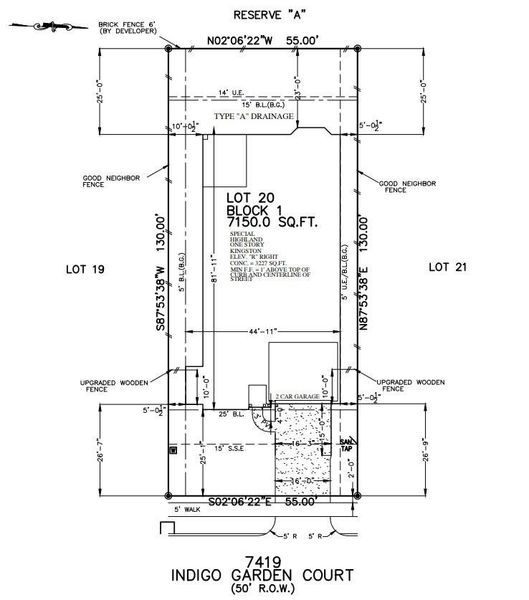 2D floor plan layout of this home in Elyson: 55ft. lots, Katy, TX (Image 2). 2D floor plan layout of this home in Elyson: 55ft. lots, Katy, TX (Image 2).
