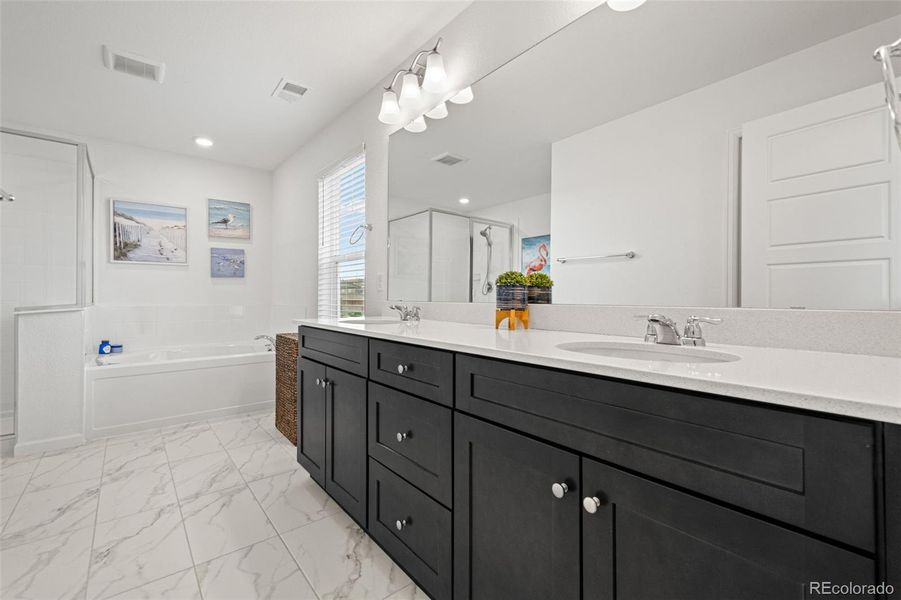 Furnished interior view inside a new home in , Parker (Image 28).