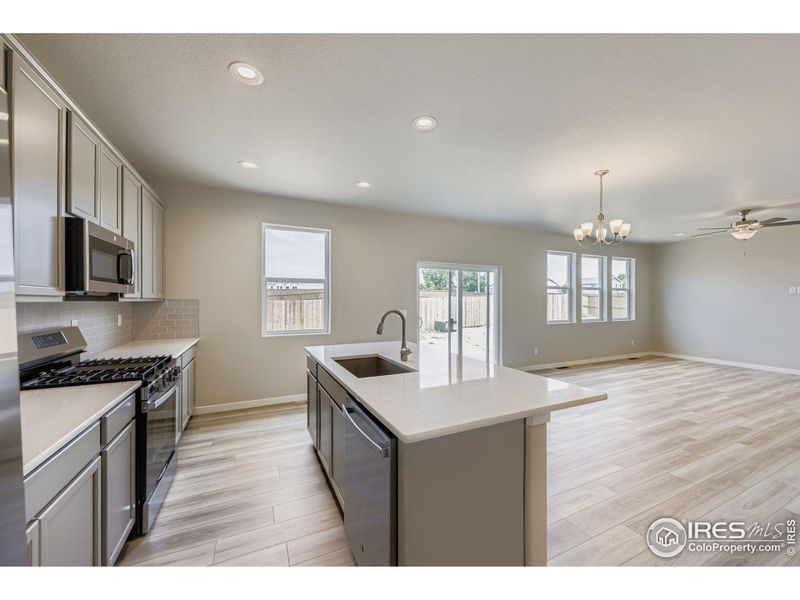 Furnished interior view inside a new home in Lochbuie Station – Jewel Collection, Lochbuie (Image 6).