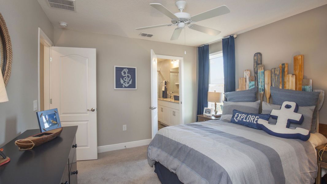 Representative furnished interior of a home built from the Carlisle by Maronda Homes in Malabar Springs, Palm Bay (Image 53).