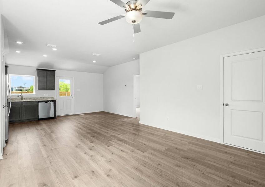 The open concepts layout is great for everyday living and hosting.