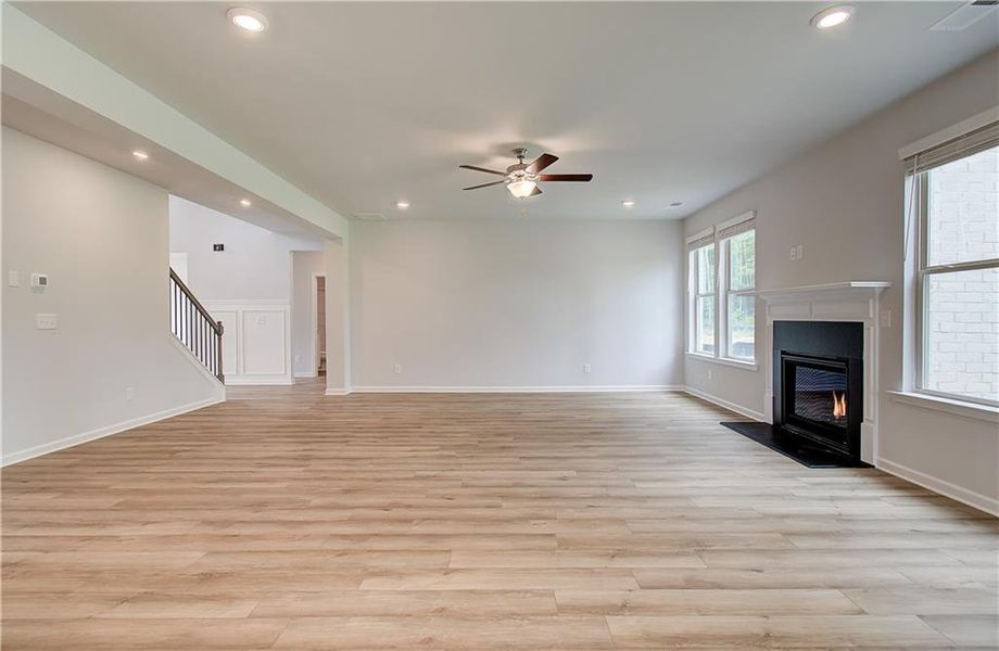 Spacious, unfurnished interior of a new home in Cambria at Traditions, Hampton (Image 28).