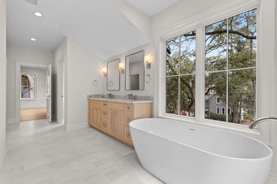 Furnished interior view inside a new home in , Seabrook Island (Image 12).