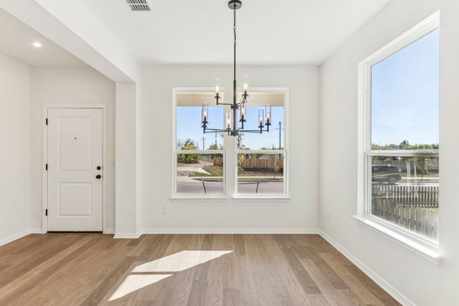 Spacious, unfurnished interior of a new home in Porter Country, Buda (Image 29). Spacious, unfurnished interior of a new home in Porter Country, Buda (Image 29).