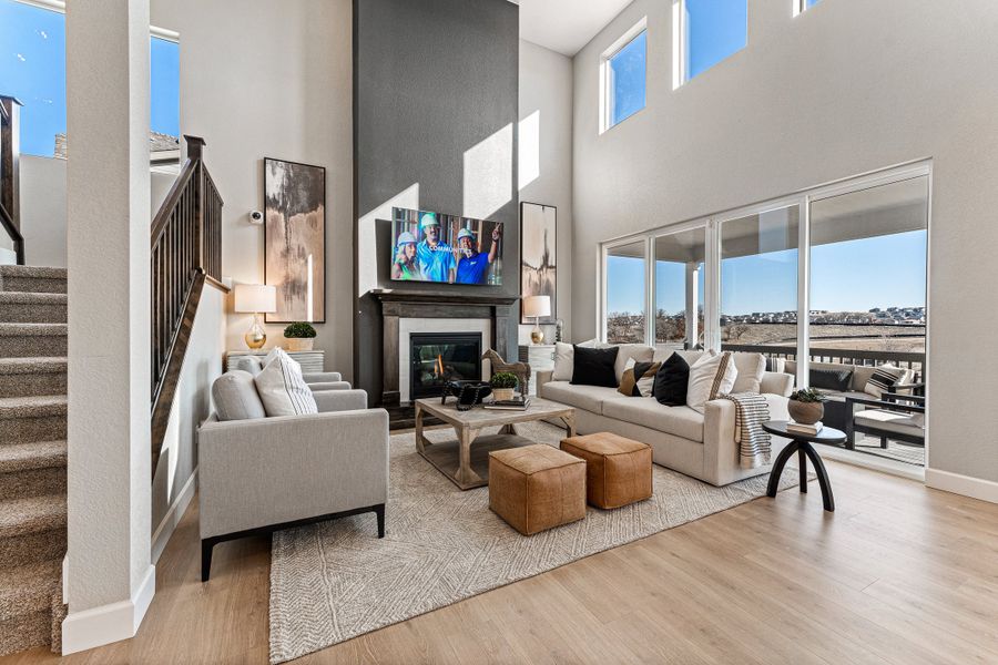 Representative furnished interior of a home built from the Silverthorne by Taylor Morrison in Sugar Creek City, Loveland (Image 10).