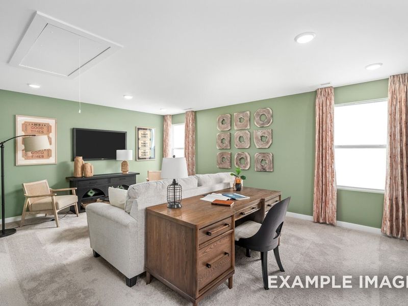 Furnished interior view inside a new home in Woods Crossing, Gallatin (Image 46).