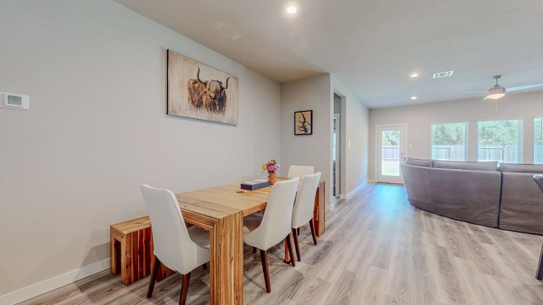 Furnished interior view inside a new home in , Beaumont (Image 26).