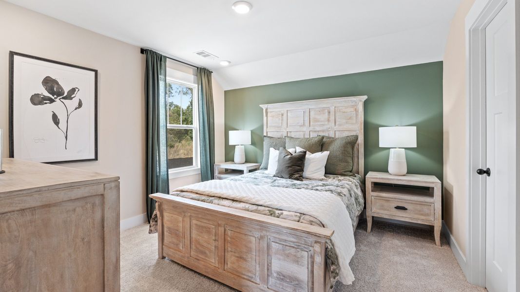 Representative furnished interior of a home built from the Finley by DRB Homes in Walnut Ridge, Inman (Image 14).