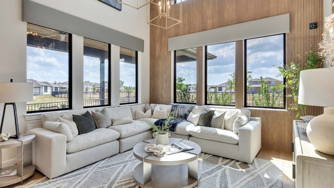 Representative furnished interior of a home built from the Elm by Brightland Homes in Aldeana, Bonney (Image 7).