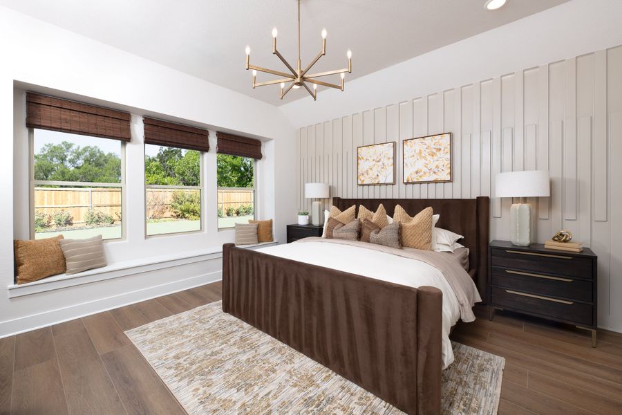 Representative furnished interior of a home built from the Evelyn by Tri Pointe Homes in The Meadows, Denton (Image 10).