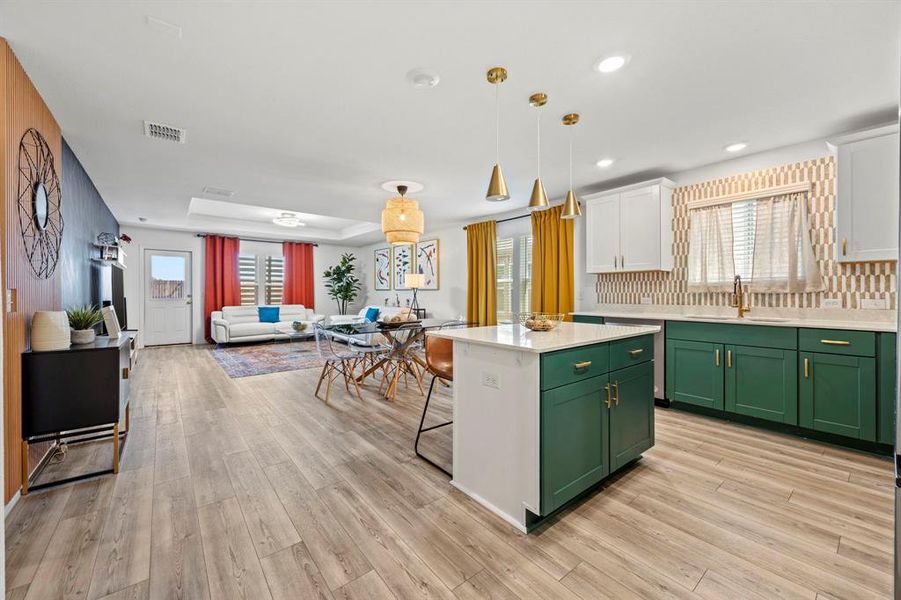 Furnished interior view inside a new home in , Denton (Image 16).