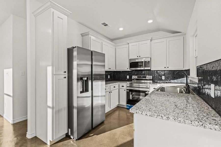 Furnished interior view inside a new home in , Dodd City (Image 4).