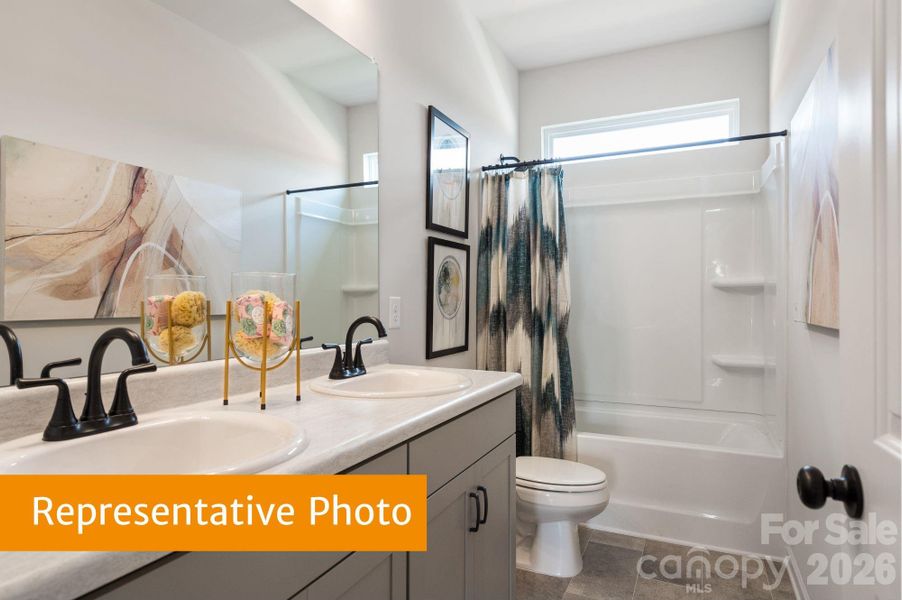 Furnished interior view inside a new home in Cedar Meadows, Monroe (Image 4).