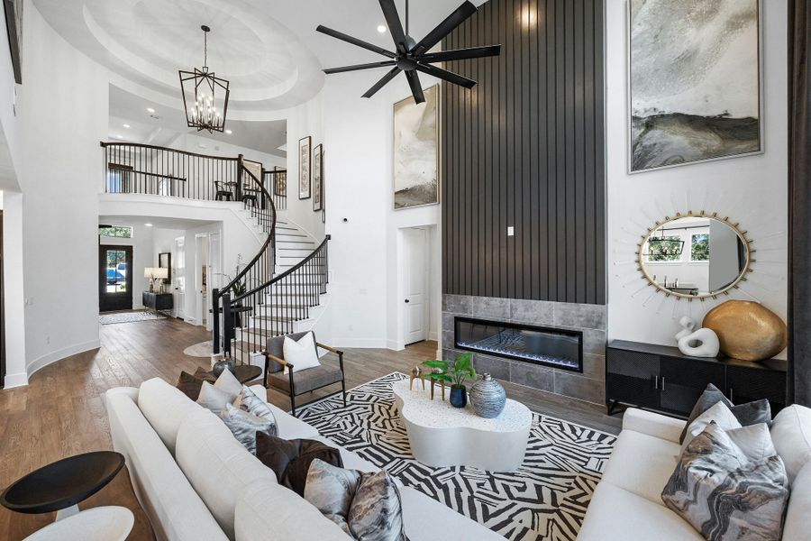 Furnished interior view inside a new home in Brookewater, Rosenberg (Image 4).
