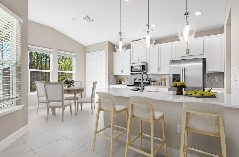 Representative furnished interior of a home built from the Antilla by Taylor Morrison in Colbert Landings, Palm Coast (Image 3).