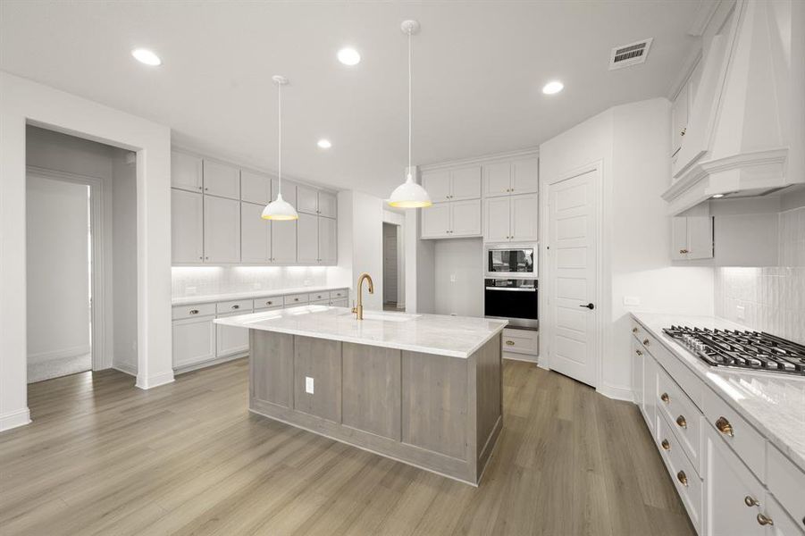 Furnished interior view inside a new home in BridgeWater - Phase 1, Midlothian (Image 12).