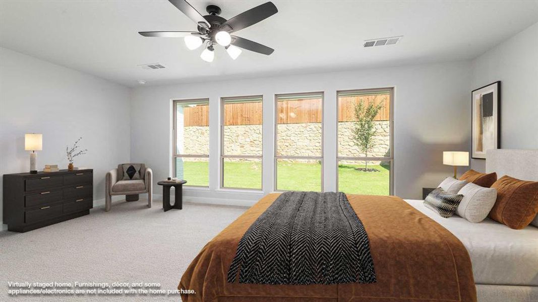 Furnished interior view inside a new home in The Heights At Uptown Celina 50', Celina (Image 15).