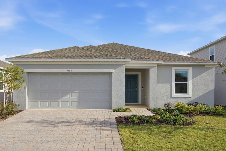 Representative exterior photo of a completed home built from the Magnolia by Taylor Morrison in Waterstone, Groveland, FL (Image 1). Representative exterior photo of a completed home built from the Magnolia by Taylor Morrison in Waterstone, Groveland, FL (Image 1).