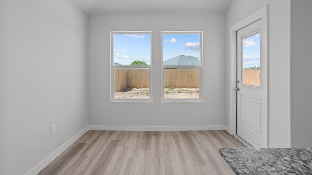 Representative unfurnished interior of a home built from the ASHBURN by D.R. Horton in Hampton Hills, Abilene (Image 11).