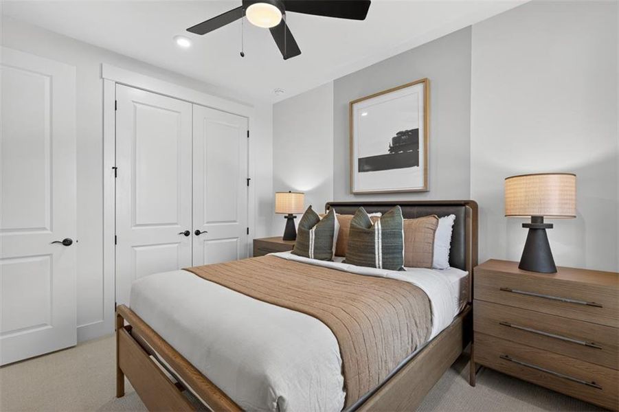 Furnished interior view inside a new home in Del Webb Chateau Elan, Hoschton (Image 18).