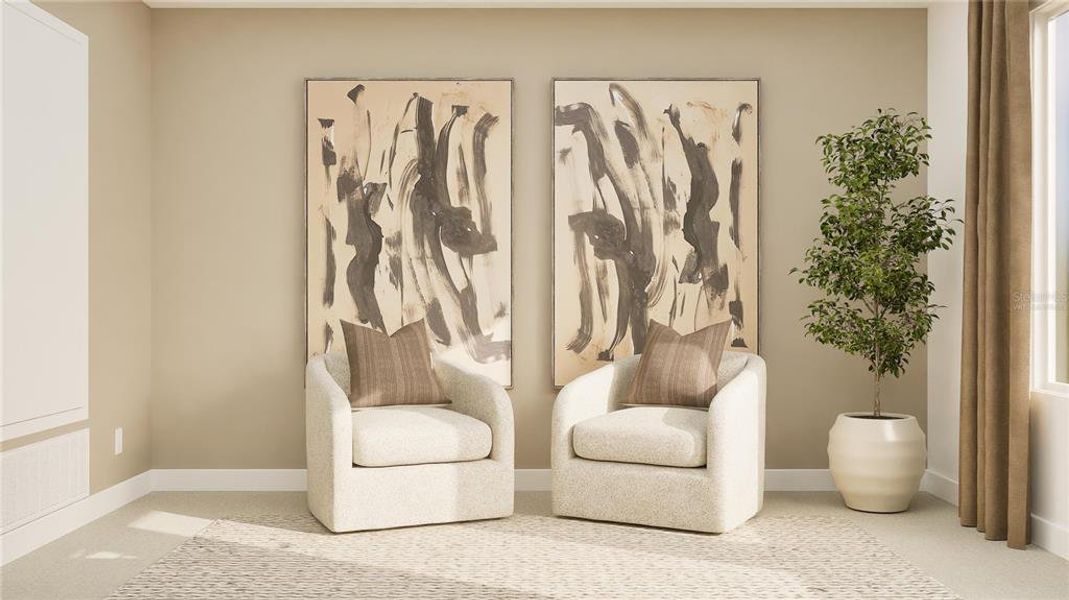 Furnished interior view inside a new home in Wellness Ridge: Eventide Collection, Clermont (Image 17).