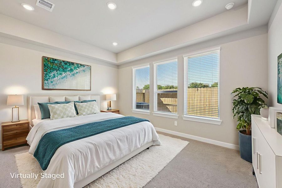 Furnished interior view inside a new home in Kemah Crossing - Luxe Series, Kemah (Image 33). Furnished interior view inside a new home in Kemah Crossing - Luxe Series, Kemah (Image 33).