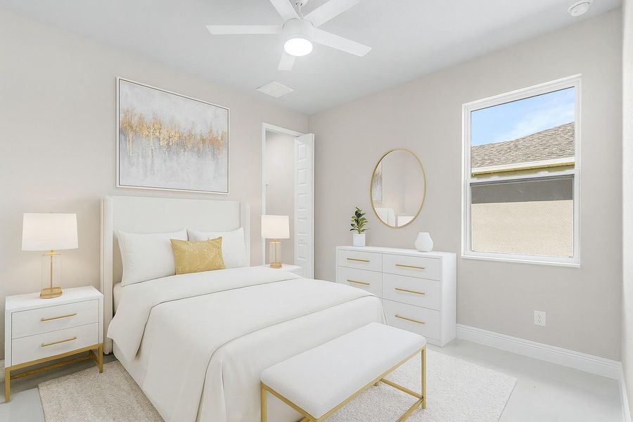 Furnished interior view inside a new home in , Port LaBelle (Image 12).