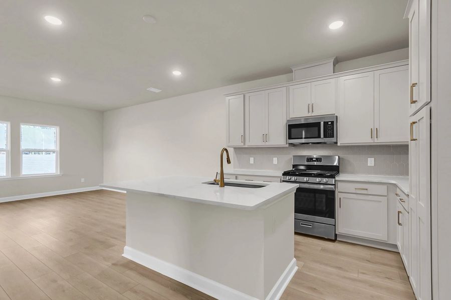 Kitchen and Family Room