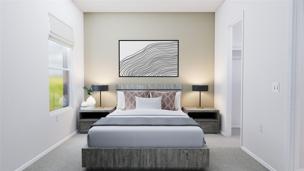 Furnished interior view inside a new home in Anniston, Katy (Image 14).