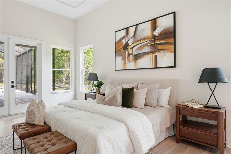 Furnished interior view inside a new home in , Archer (Image 28).