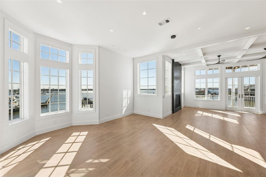Beautiful open floor plan with expansive views of Clear Lake. Perfect for entertaining!