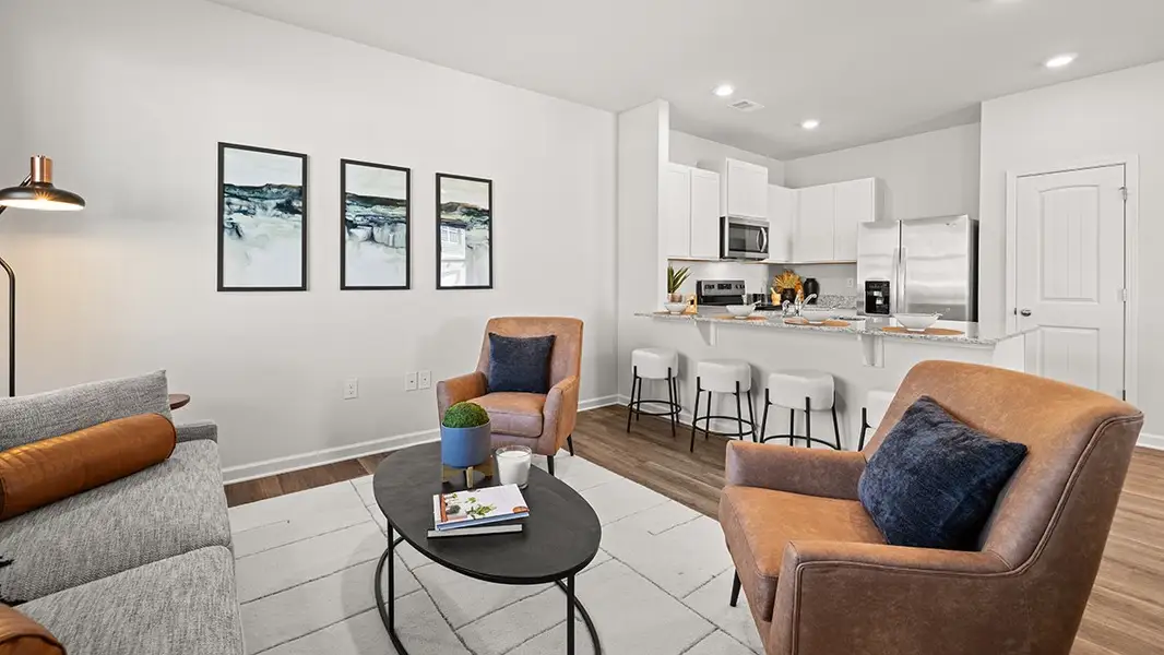 Furnished interior view inside a new home in Woodbury Park, South Fulton (Image 19).