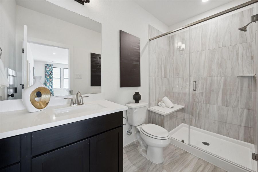 Furnished interior view inside a new home in Caywood Place, Houston (Image 10). Furnished interior view inside a new home in Caywood Place, Houston (Image 10).