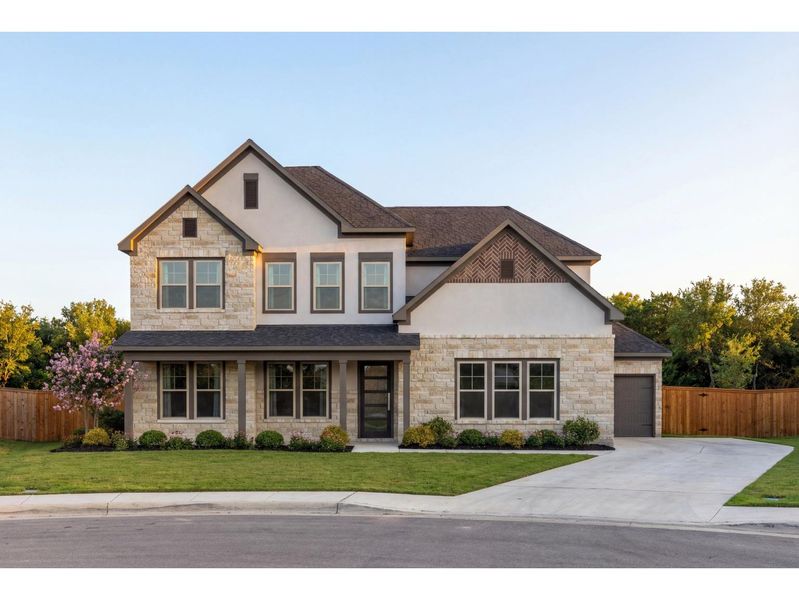 The Belmont J w/ 3-Car Garage