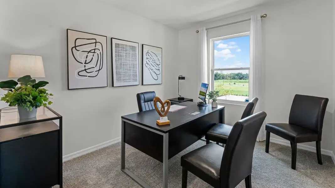 Furnished interior view inside a new home in Towns at Summit, Deland (Image 9).
