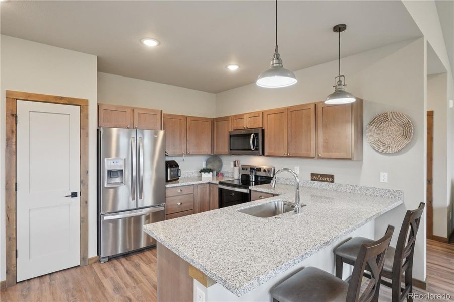 Furnished interior view inside a new home in , Estes Park (Image 15).