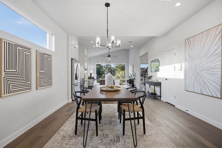 Furnished interior view inside a new home in , Austin (Image 11).