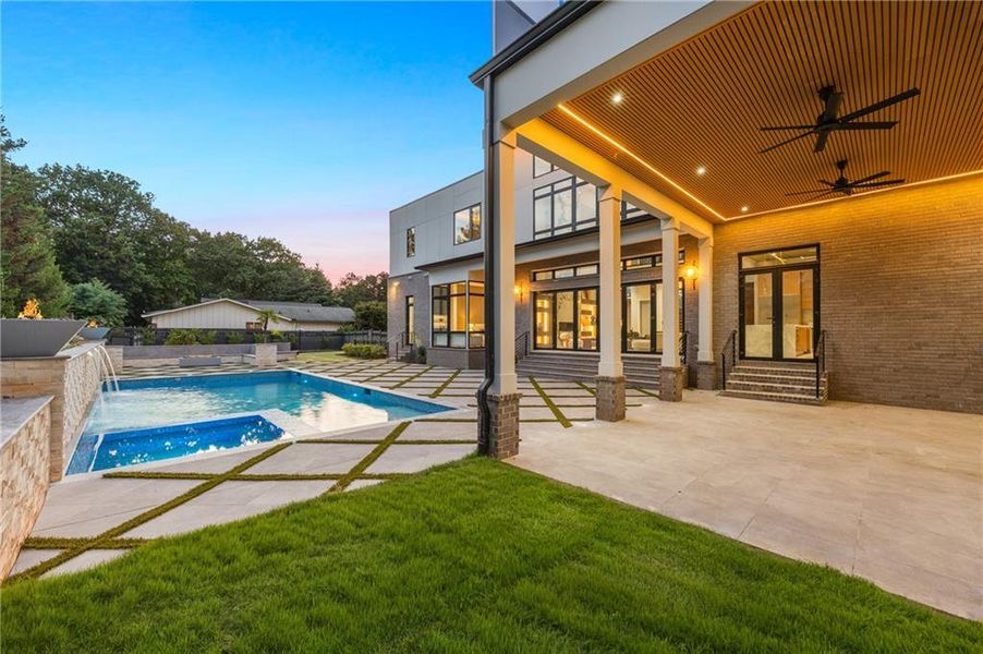 Exterior details and patio area of a home in , Marietta (Image 20).