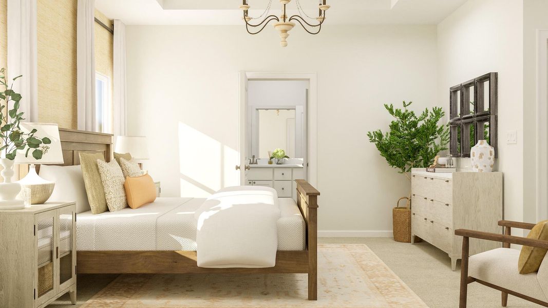 Furnished interior view inside a new home in Horizons at Summers Corner | 55+, Summerville (Image 3). Furnished interior view inside a new home in Horizons at Summers Corner | 55+, Summerville (Image 3).