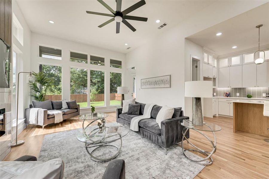 Furnished interior view inside a new home in , Dallas (Image 13). Furnished interior view inside a new home in , Dallas (Image 13).