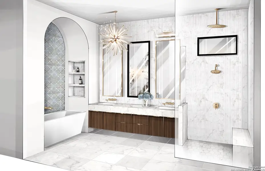 Furnished interior view inside a new home in , San Antonio (Image 6). Furnished interior view inside a new home in , San Antonio (Image 6).