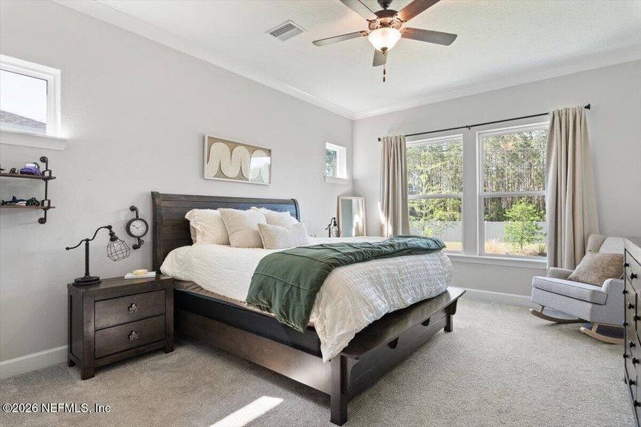 Furnished interior view inside a new home in Middlebourne 50', St. Johns (Image 16).