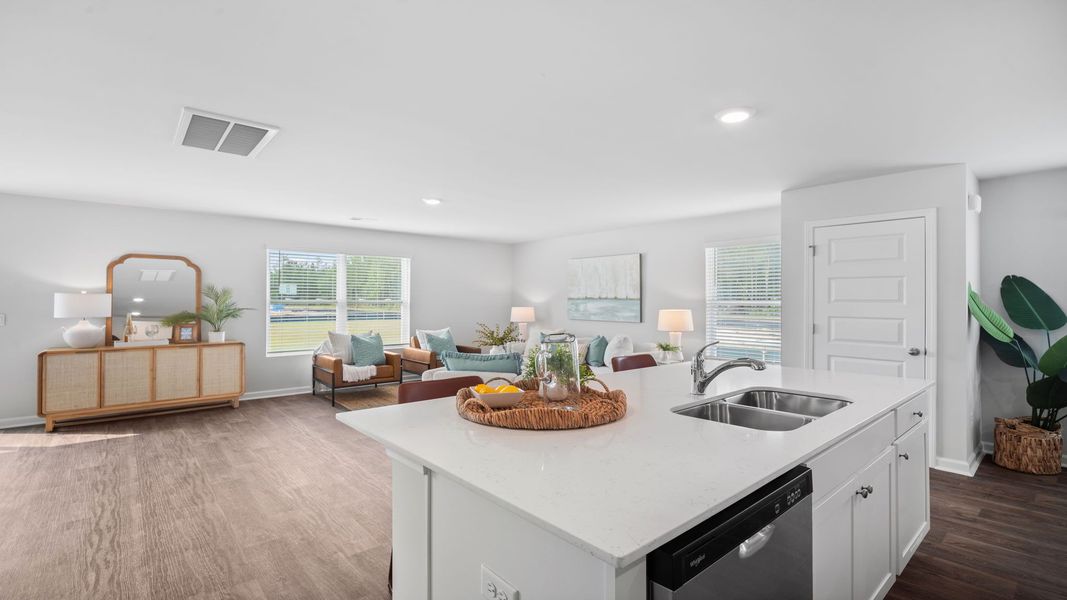 Furnished interior view inside a new home in The Lakes at North Glynn, Brunswick (Image 9).