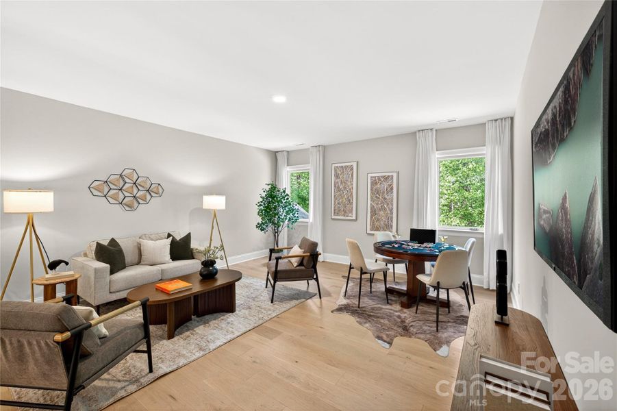 Furnished interior view inside a new home in , Mint Hill (Image 13).