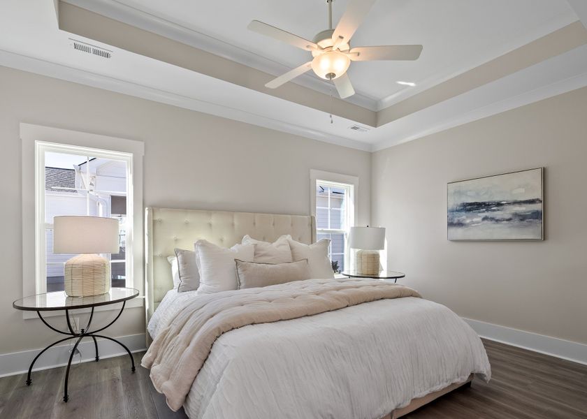 Representative furnished interior of a home built from the Wayside by Bill Clark Homes in The Sanctuary at Sunset Beach, Sunset Beach (Image 12).