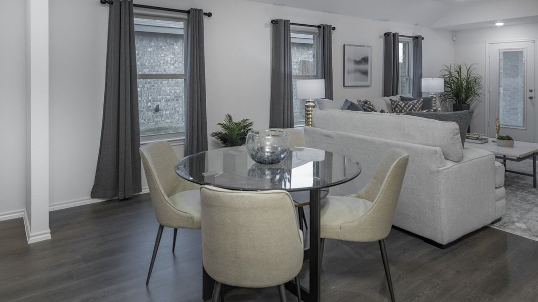 Furnished interior view inside a new home in Valor Farms, Royse City (Image 11).
