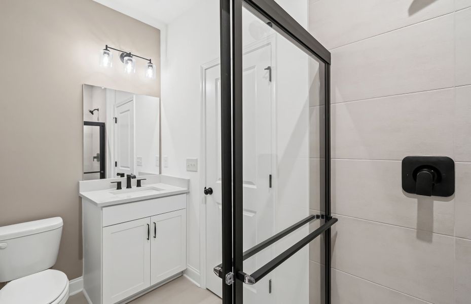 Representative furnished interior of a home built from the Continental by Pulte Homes in Reunion, Flowery Branch (Image 39).